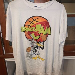 large h&m space jam tee